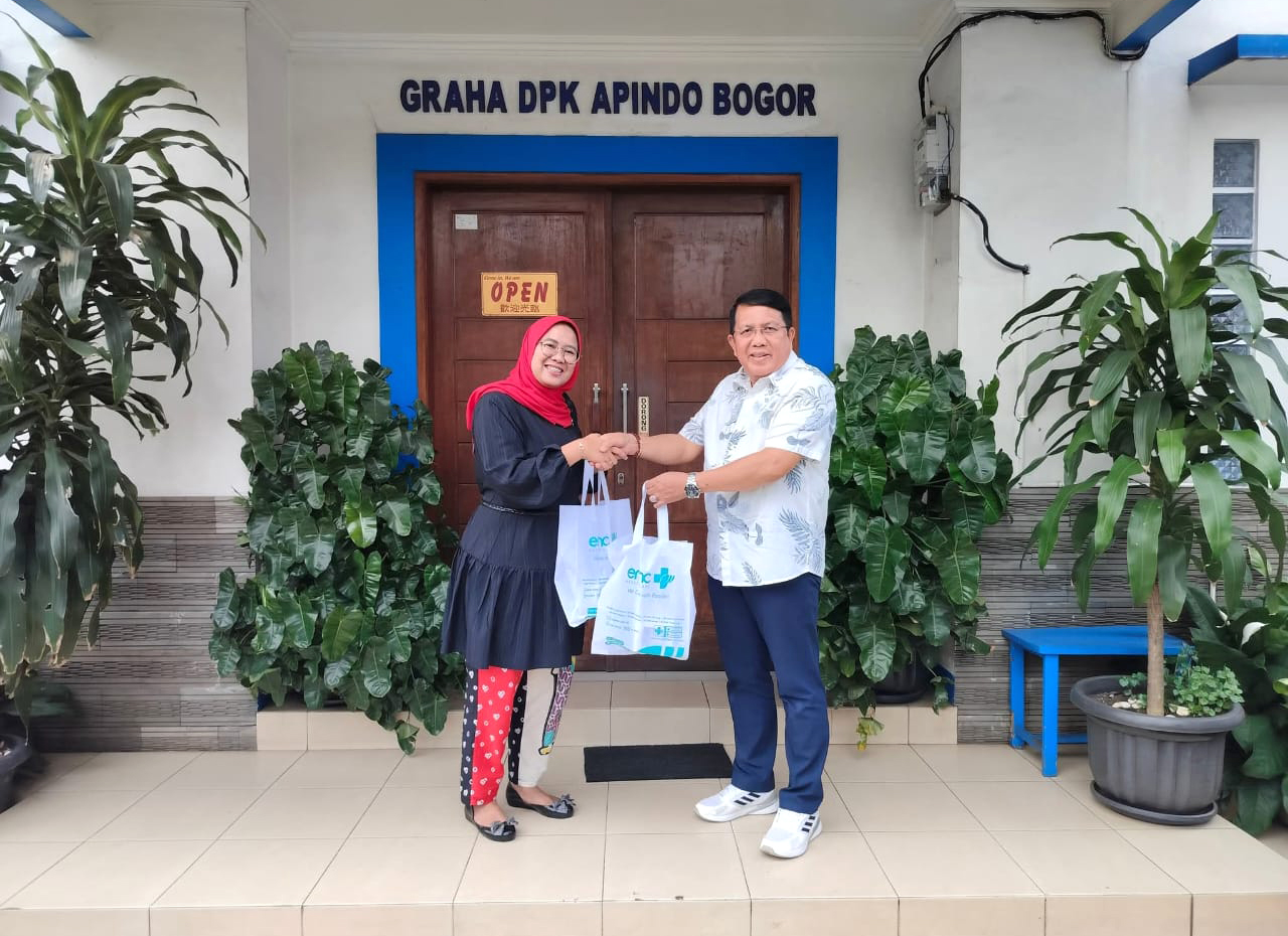 Kunjungan Manajemen Rumah Sakit EMC Sentul dalam rangka Kerjasama Bidang Kesehatan dengan DPK APINDO Kab.Bogor. Graha APINDO Kab.Bogor, 16 Juli 2025.